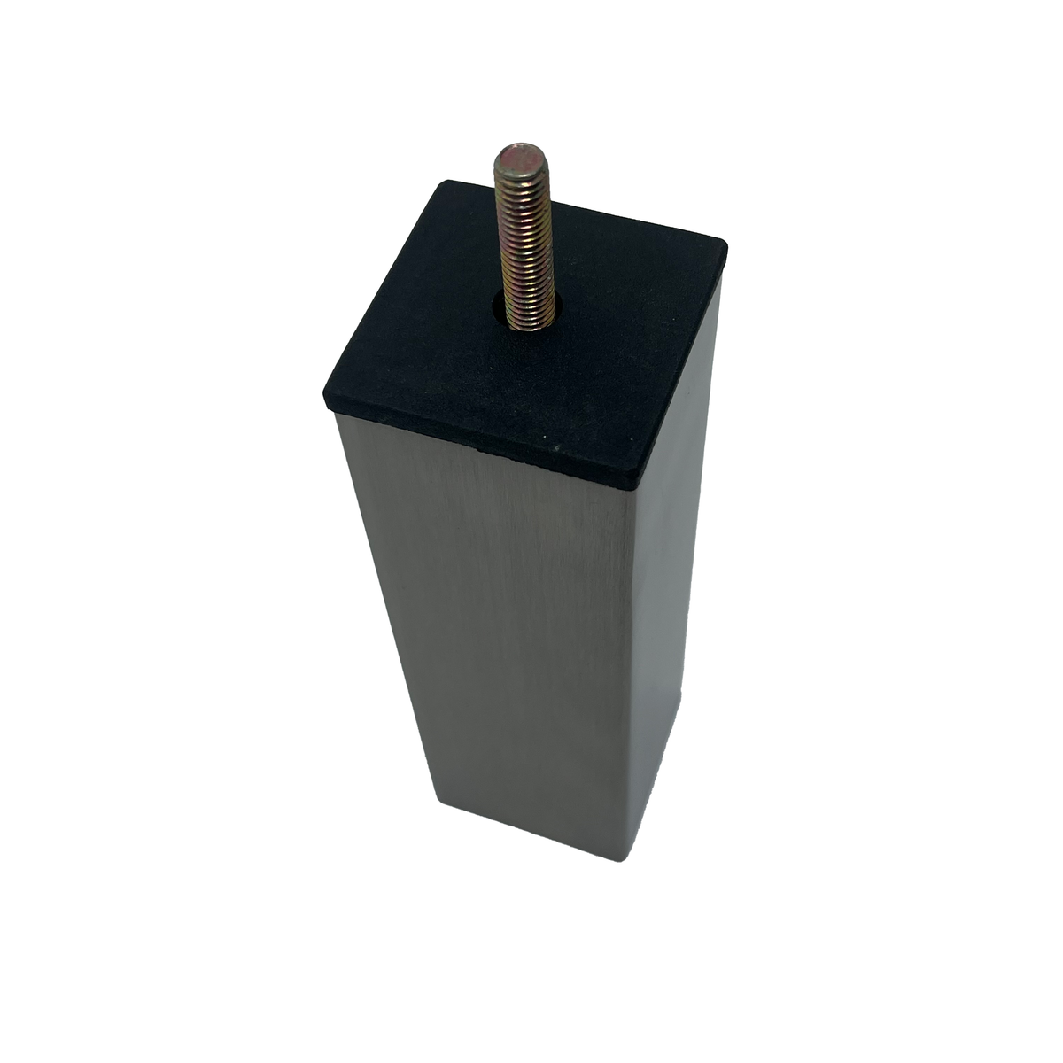 Sengeben / sofaben SQUARE, rustfrit stål look (4 stk.) - Copenhagenhomedesign