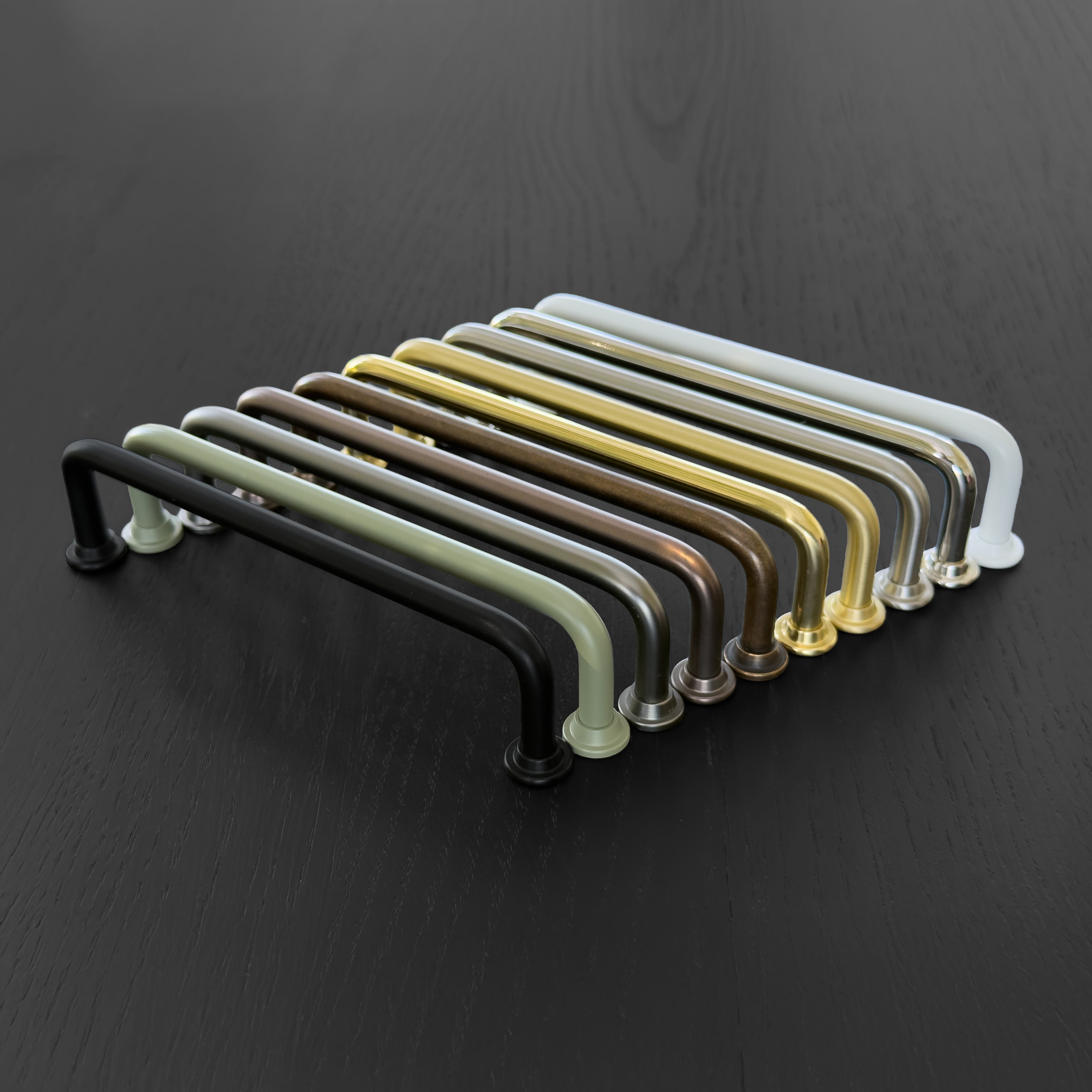 Frederiksberg - Küchengriff aus Messing in Chrom poliert