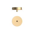 Ceiling Plate 1 Deckenrosette, brass look • NUURA