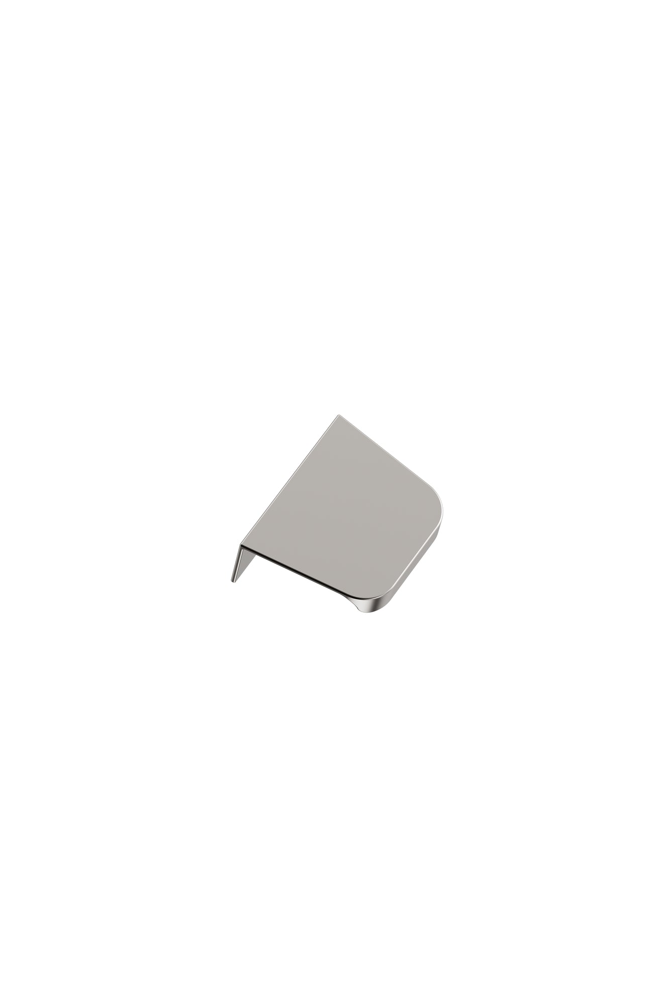 COMET Profil Bagmonteret, rustfrit stål look (inox look) • Furnipart