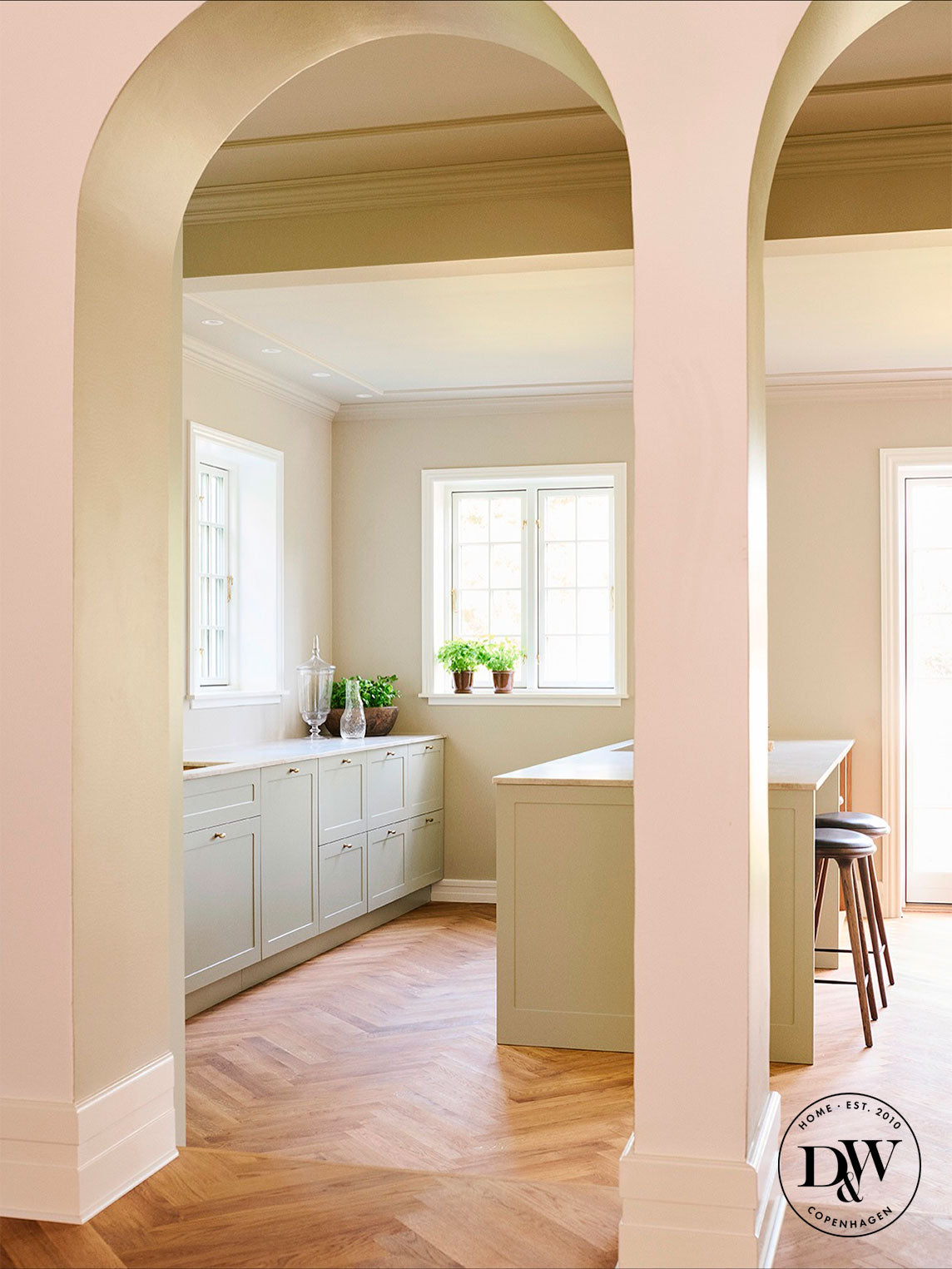 Møbelknop i børstet messing med lak - Nyholm • Chr. Jørgensen - Copenhagenhomedesign