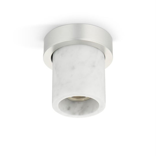 Miss Marble Strahler, Edelstahloptik und weißer Carrara • Design by Us