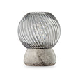 Twist of Marble Teelichthalter, Silber/smoke • Design by Us