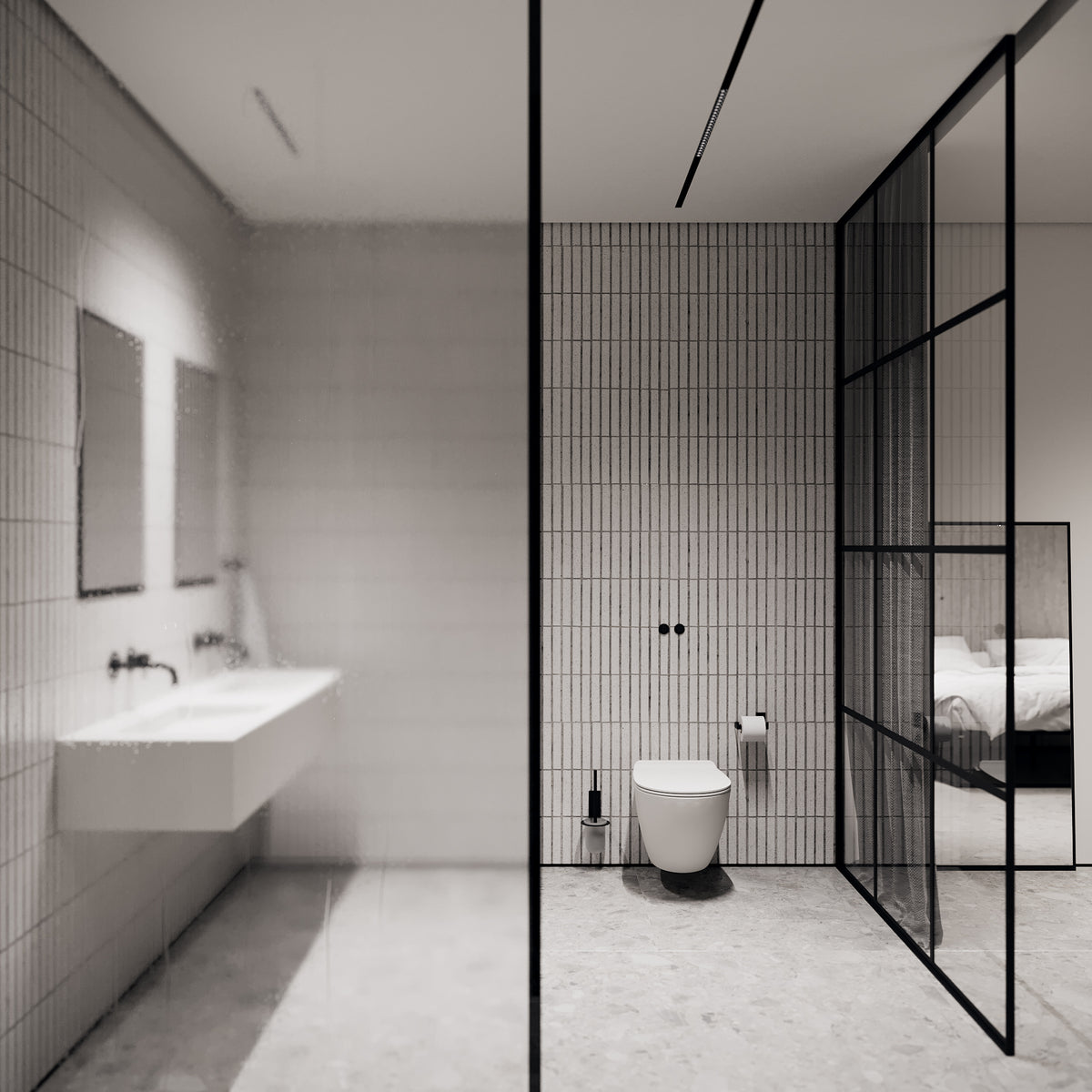 Toiletrulleholder, sort • NICHBA - Copenhagenhomedesign