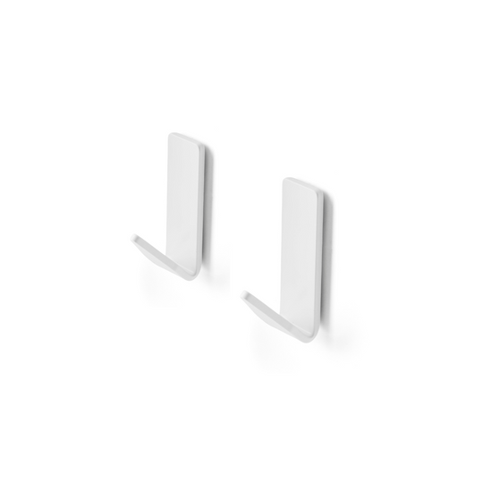 Knager, mat hvid (2 stk.) • Bastant Design