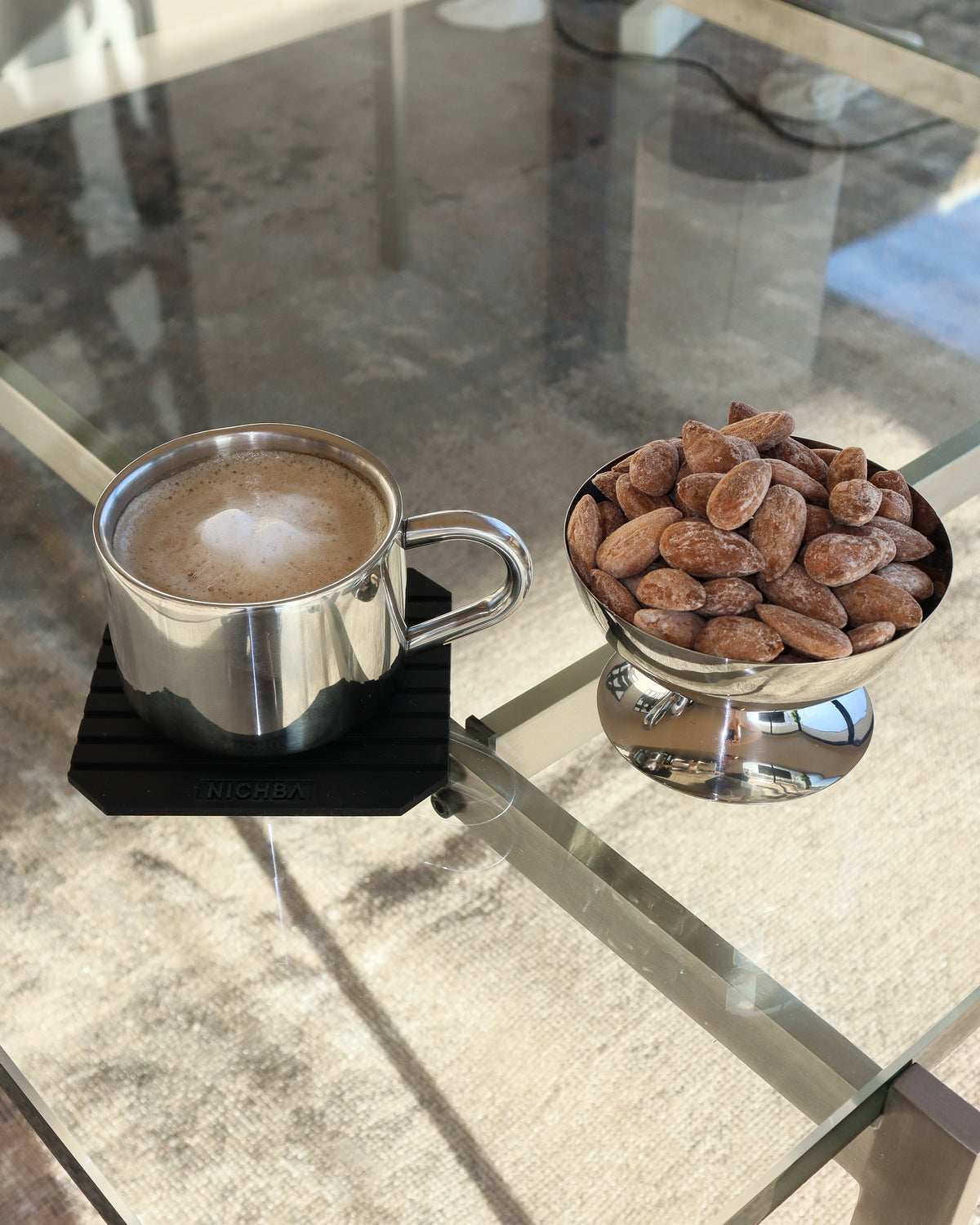 Kaffeeset Cappuccino TRIO aus Edelstahl • NICHBA - Copenhagenhomedesign
