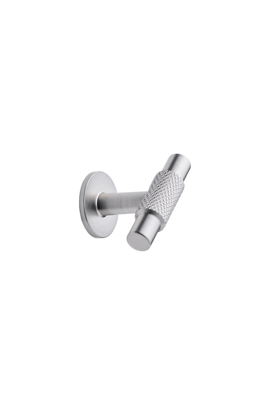 MANOR T knop, zink, stål • Furnipart