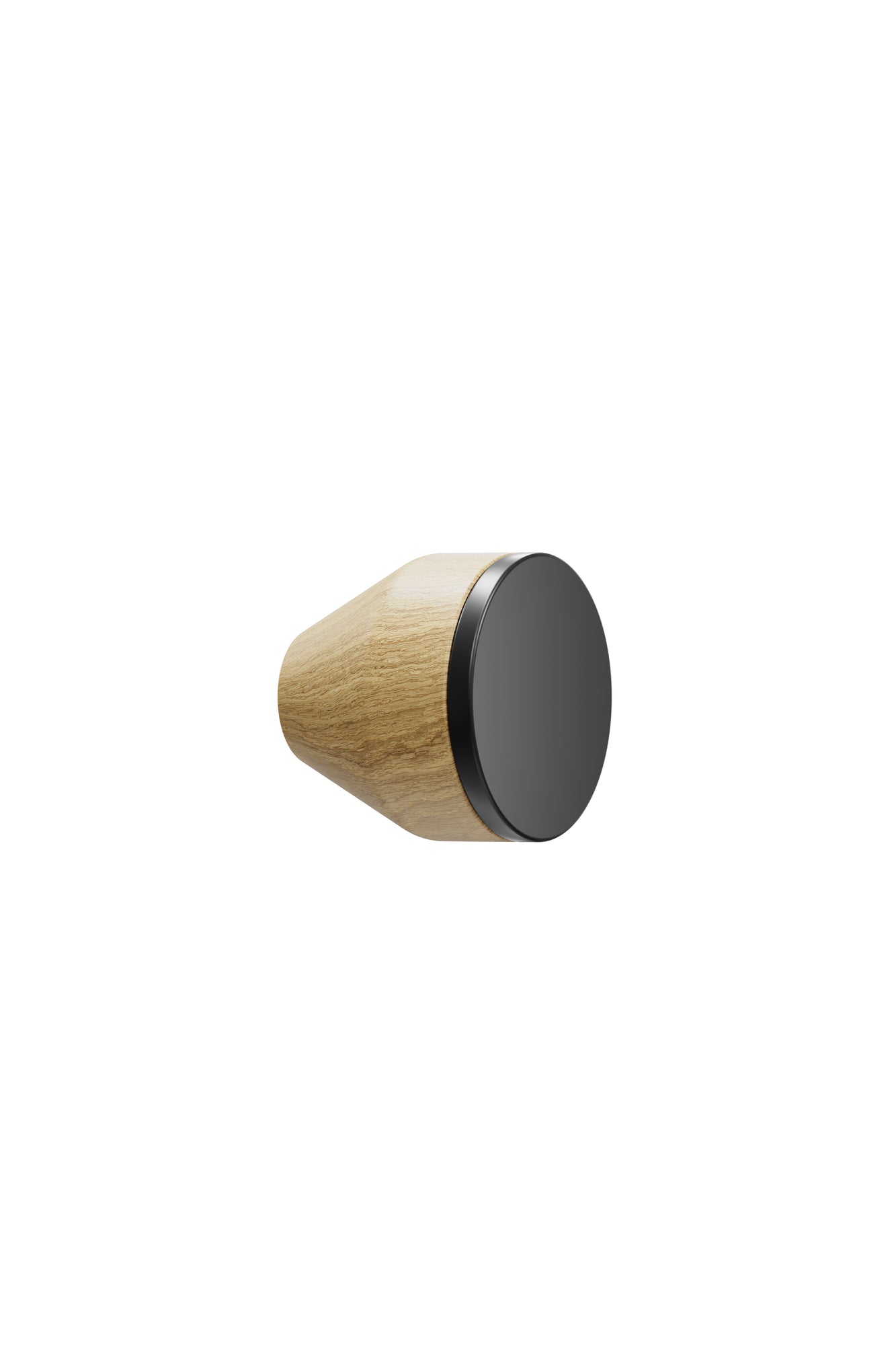 MELURA knop, eg og sort • Furnipart