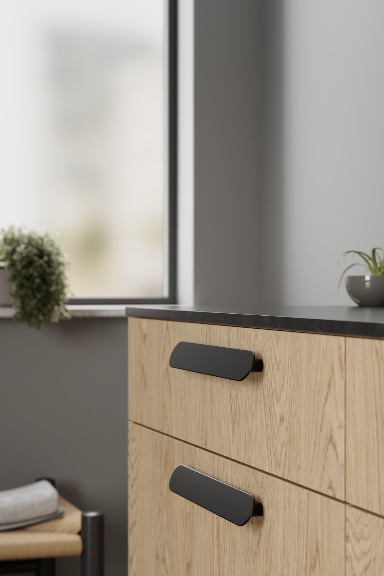 MIRO greb, mat sort • Furnipart