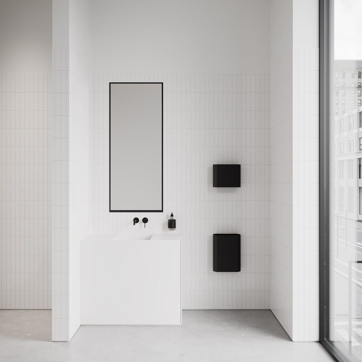 Papirspand i metal, sort • NICHBA - Copenhagenhomedesign