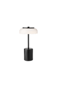 Blossi Table Mini, tragbare Tischleuchte, Schwarz / opal • NUURA