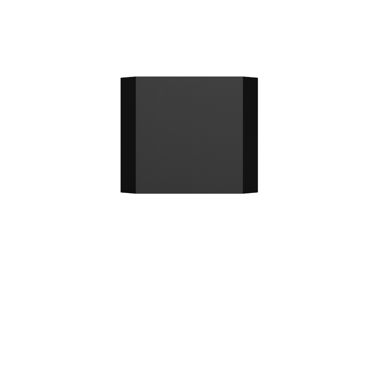 Papirdispenser, sort • NICHBA