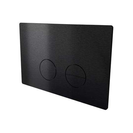 Betjeningplade til toilet, sort (PVD sort) • d line