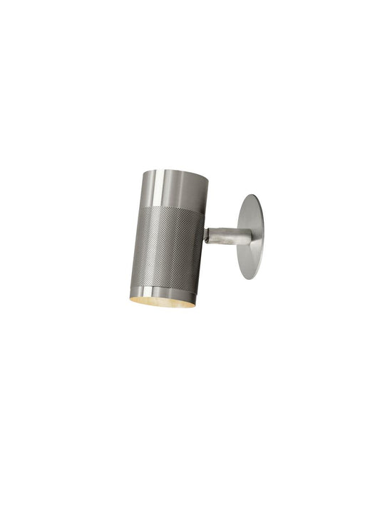 Patrone Recessed Small Wandleuchte mit Abdeckplatte, Edelstahloptik • Thorup Copenhagen