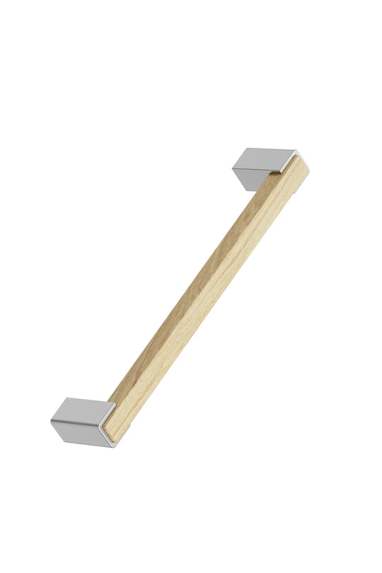 SEGMENT greb, egetræ og rustfrit stål look (inox look) • Furnipart