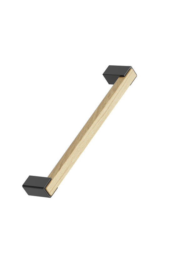 SEGMENT greb, egetræ og mat sort • Furnipart