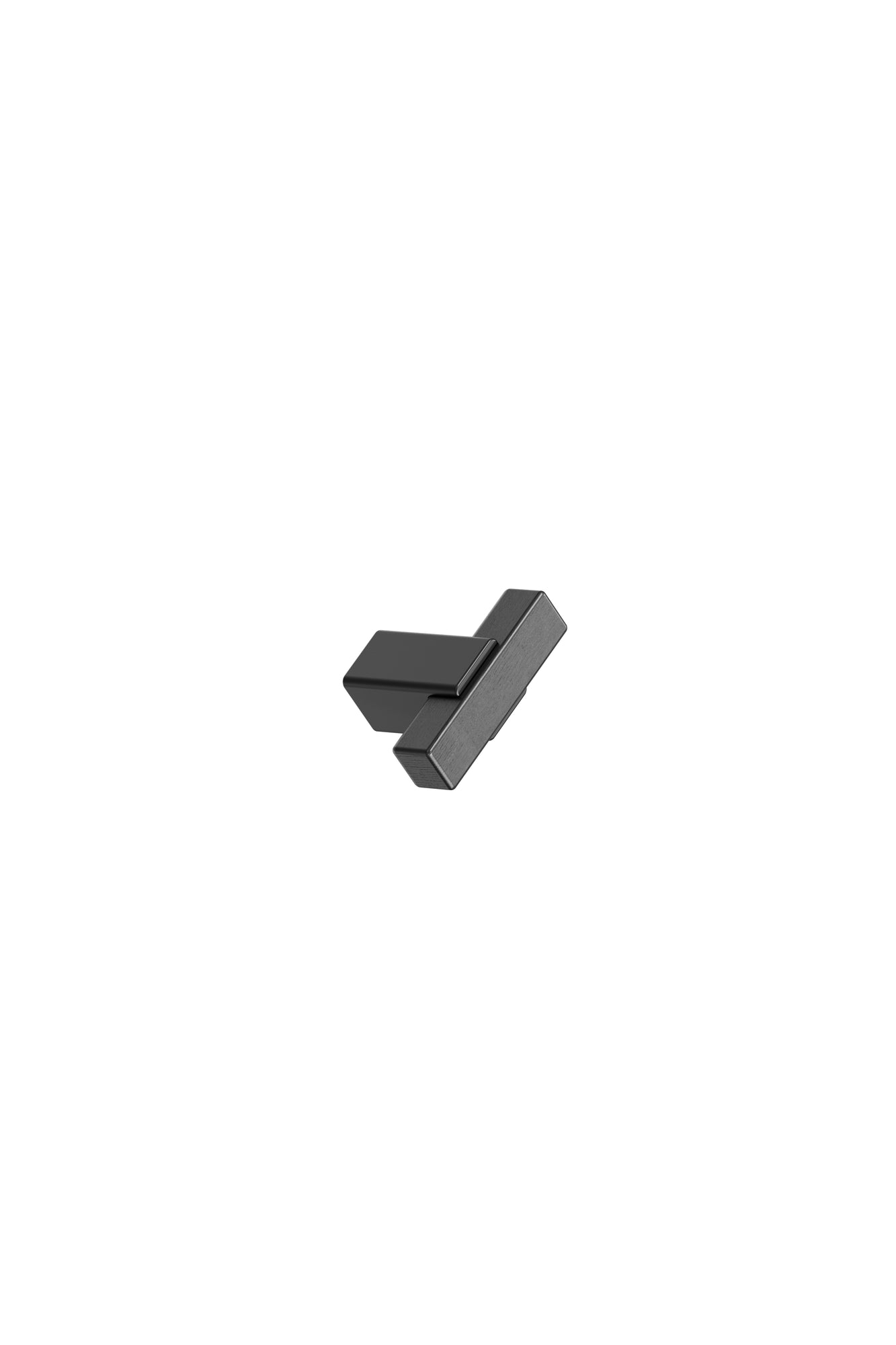 SEGMENT T-bar knop, mat sort • Furnipart
