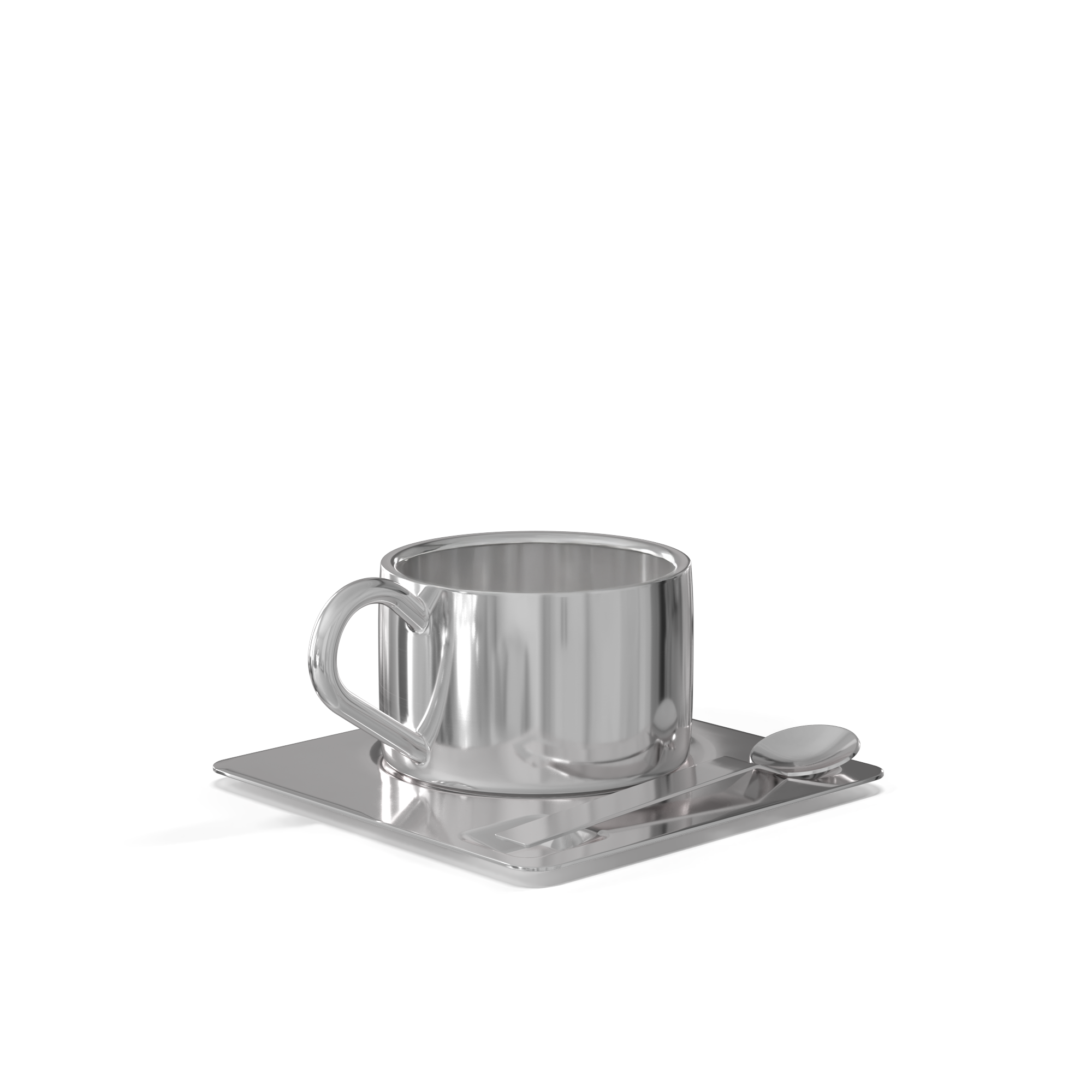 Kaffesæt Cappuccino TRIO rustfrit stål • NICHBA
