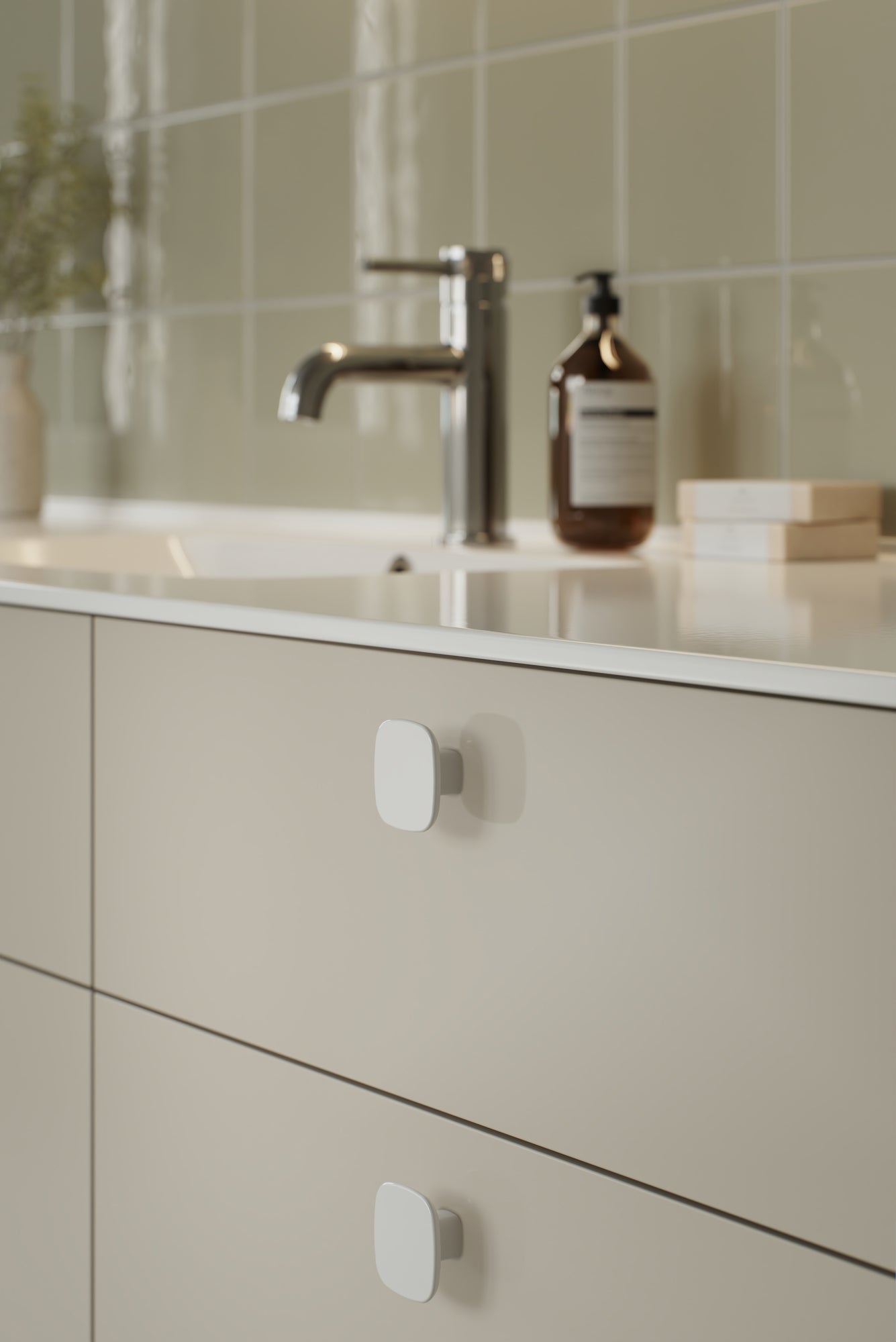 TABULA knop, hvid • Furnipart