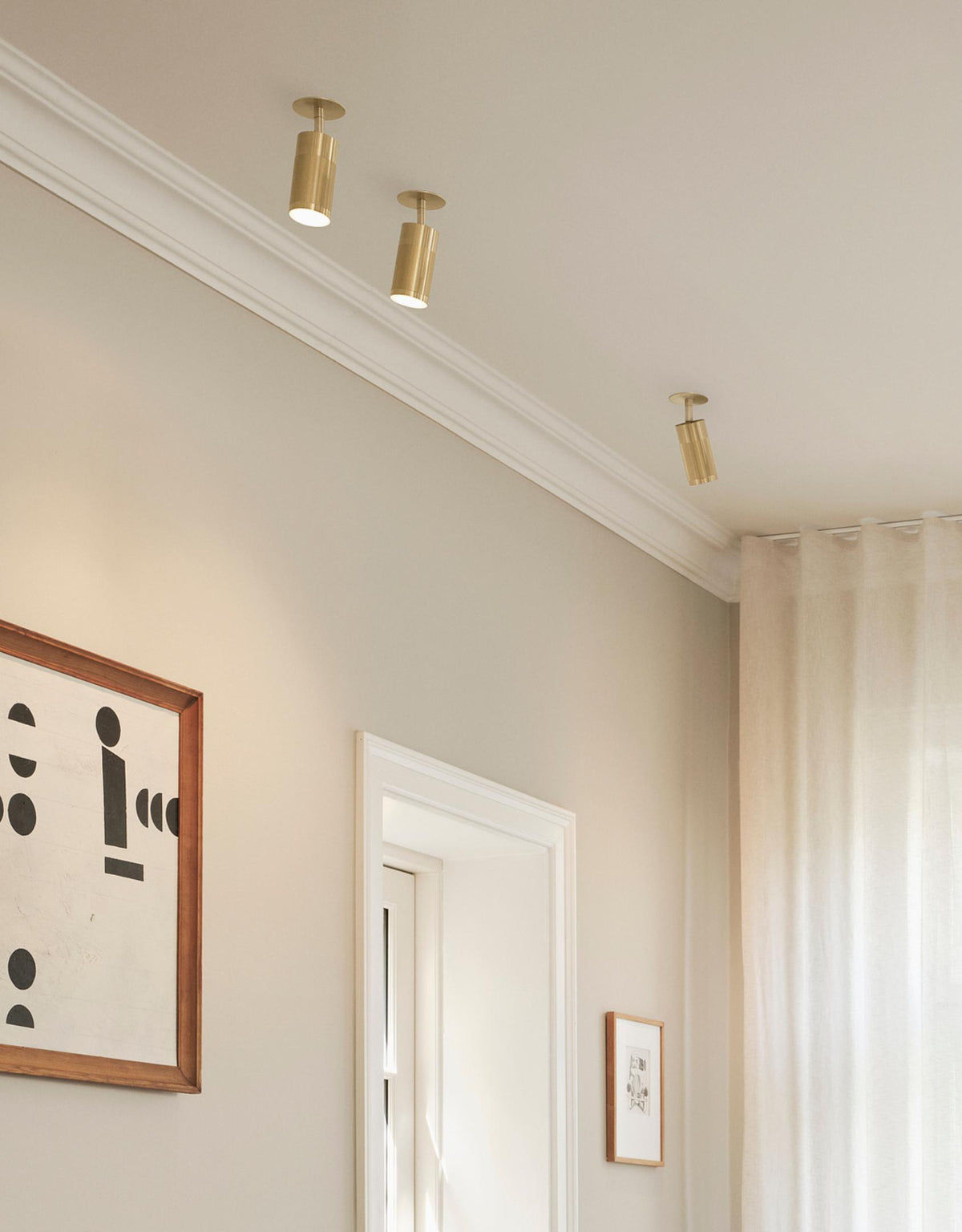Patrone Deckenspot mit Abdeckplatte - Box-Fit, Messing • Thorup Copenhagen - Copenhagenhomedesign