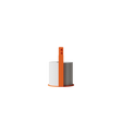 Ekstra toiletrulleholder (reserve), orange • NICHBA