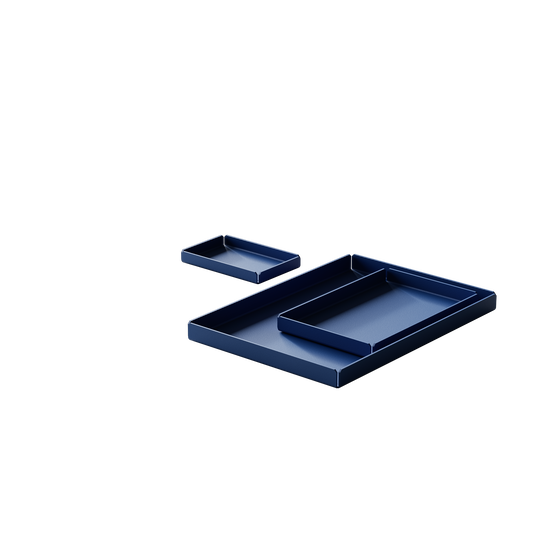 Metalbakker (3 stk.), blå • NICHBA