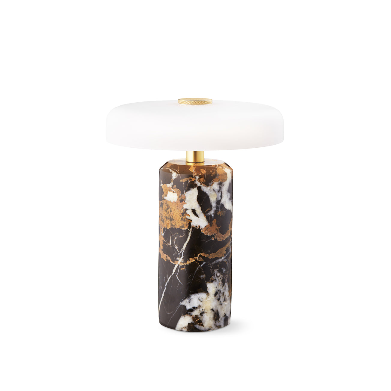 Trip Portable bordlampe, dark clay/opal matt • Design by Us