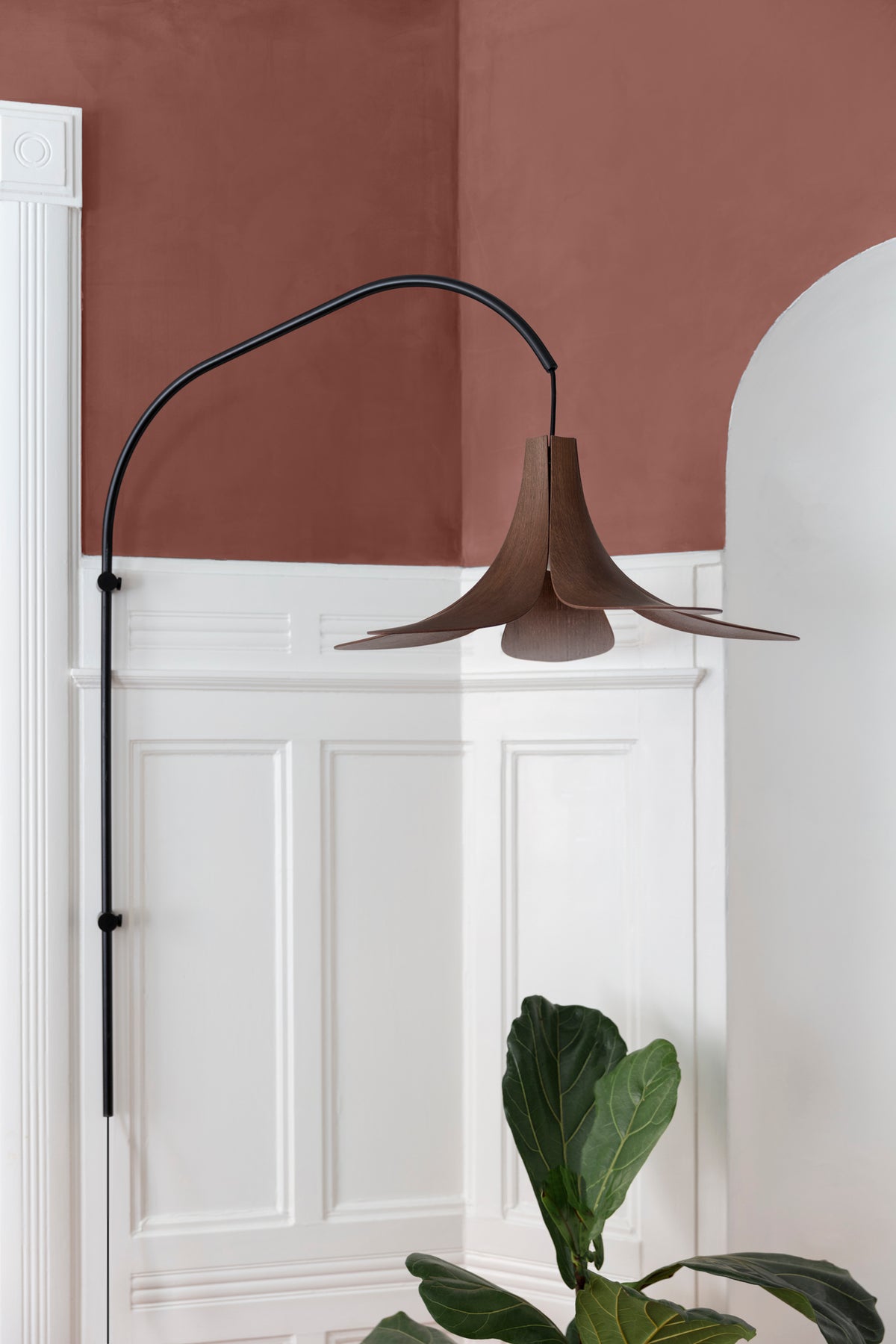 Willow Mini Wall Hanger, Lampenhalter zur Wandmontage, schwarz • UMAGE - Copenhagenhomedesign