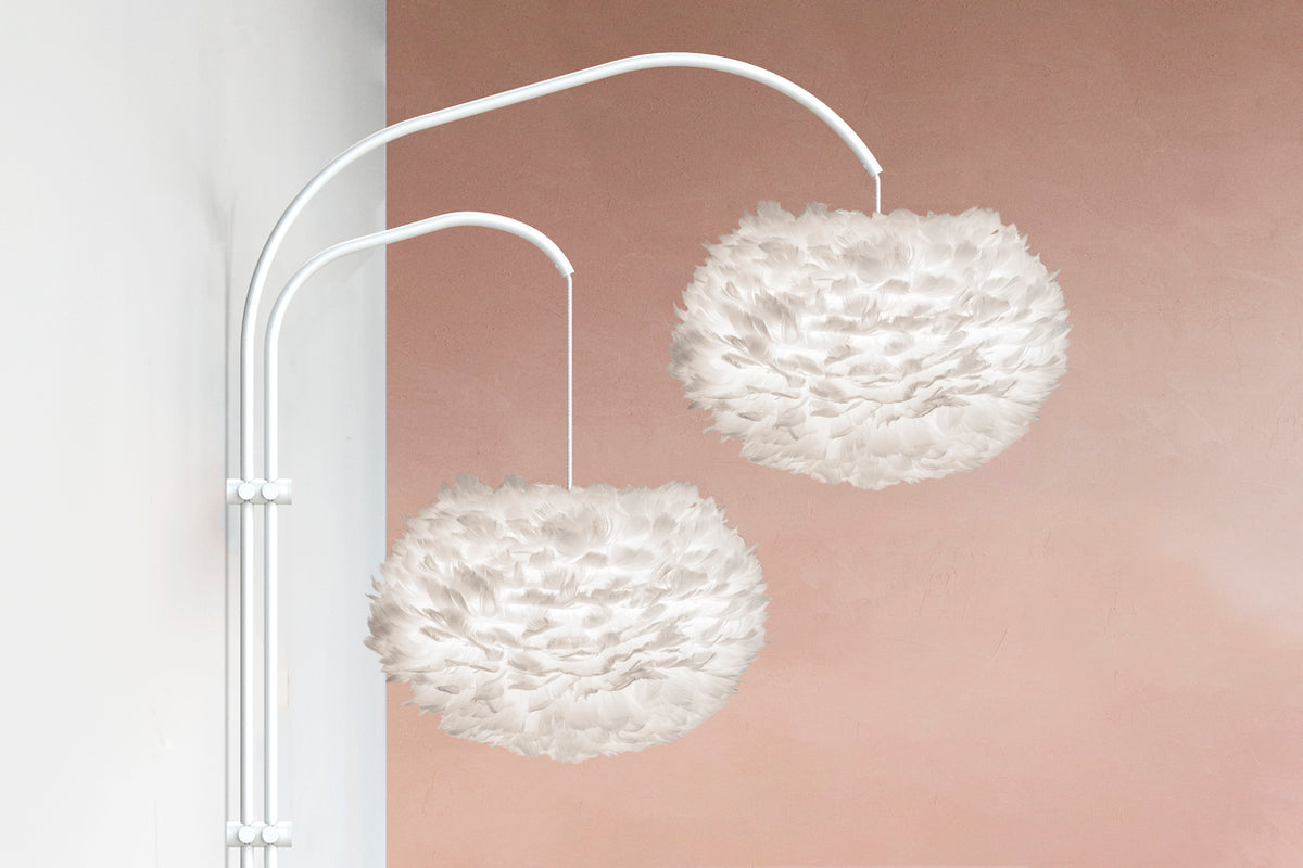 Willow Mini Wall Hanger, Lampenhalter zur Wandmontage, weiß • UMAGE - Copenhagenhomedesign