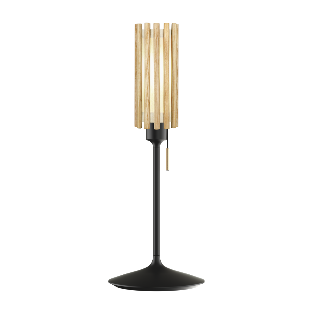 Komorebi Circle Tischleuchte, Eichenholz und Schwarz • UMAGE - Copenhagenhomedesign