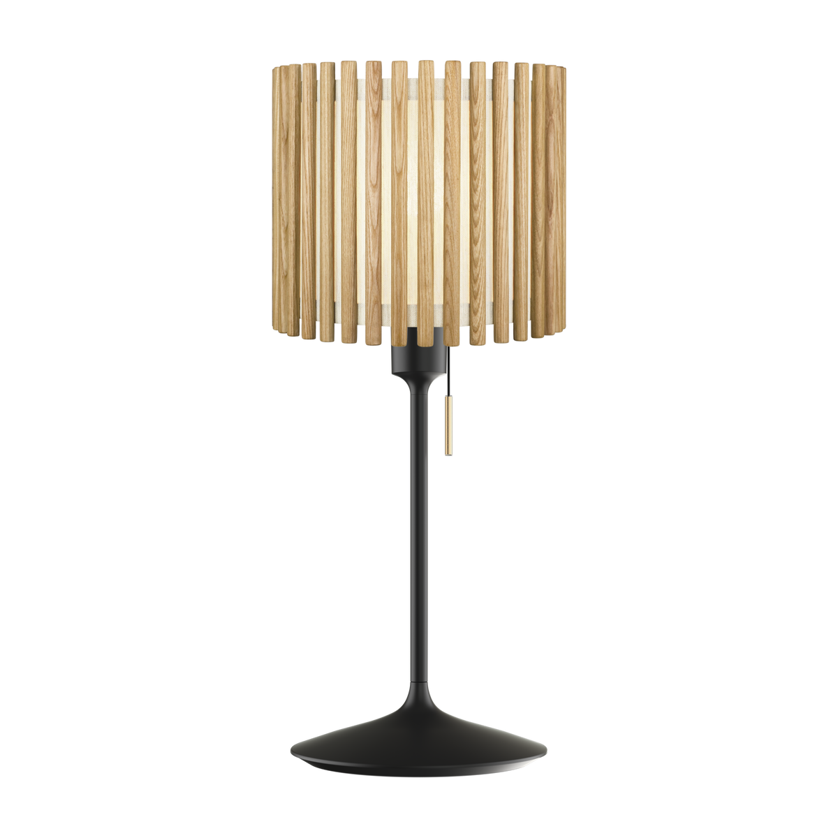 Komorebi Circle Tischleuchte, Eichenholz und Schwarz • UMAGE - Copenhagenhomedesign