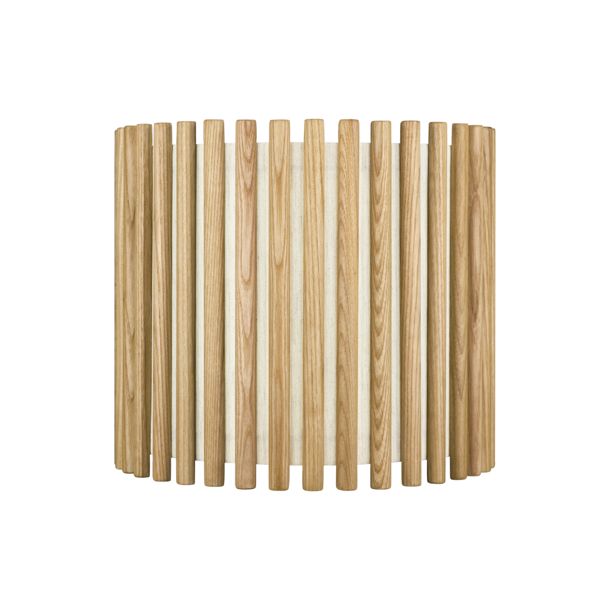 Komorebi Circle Tischleuchte, Eichenholz und gebürstete Stahloptik • UMAGE - Copenhagenhomedesign