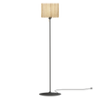 Komorebi Rectangular Stehleuchte, Eiche und Schwarz • UMAGE