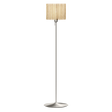 Komorebi Rectangular Stehleuchte, Eiche und gebürstete Stahloptik • UMAGE