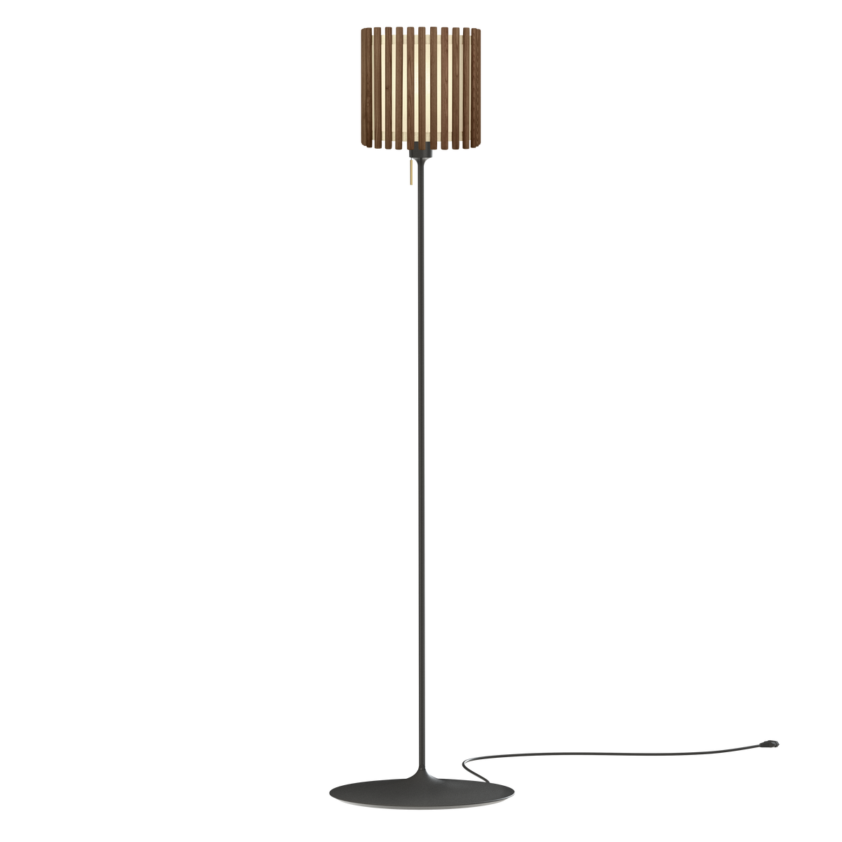 Komorebi Square Stehleuchte, dunkle Eiche und schwarz • UMAGE - Copenhagenhomedesign