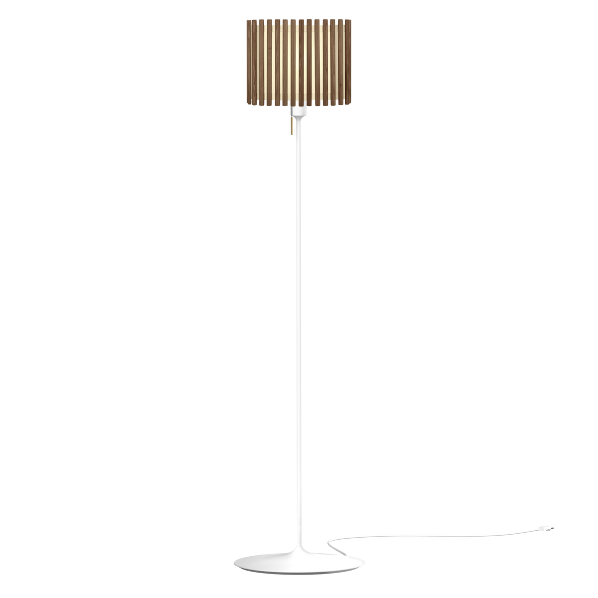 Komorebi Rectangular Stehleuchte, dunkles Eichenholz und Weiß • UMAGE - Copenhagenhomedesign