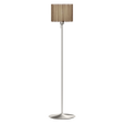 Komorebi Rectangular Stehleuchte, dunkle Eiche und gebürstete Stahloptik • UMAGE