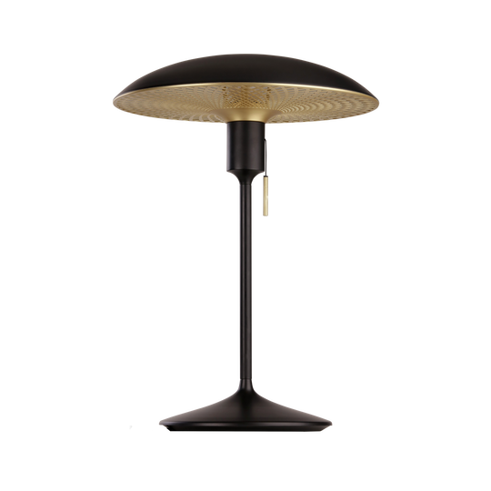 Manta Ray bordlampe, sort og messing • UMAGE