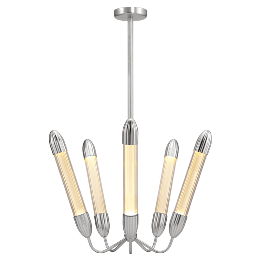 Lemon Squeeze lysekrone, poleret stål • UMAGE
