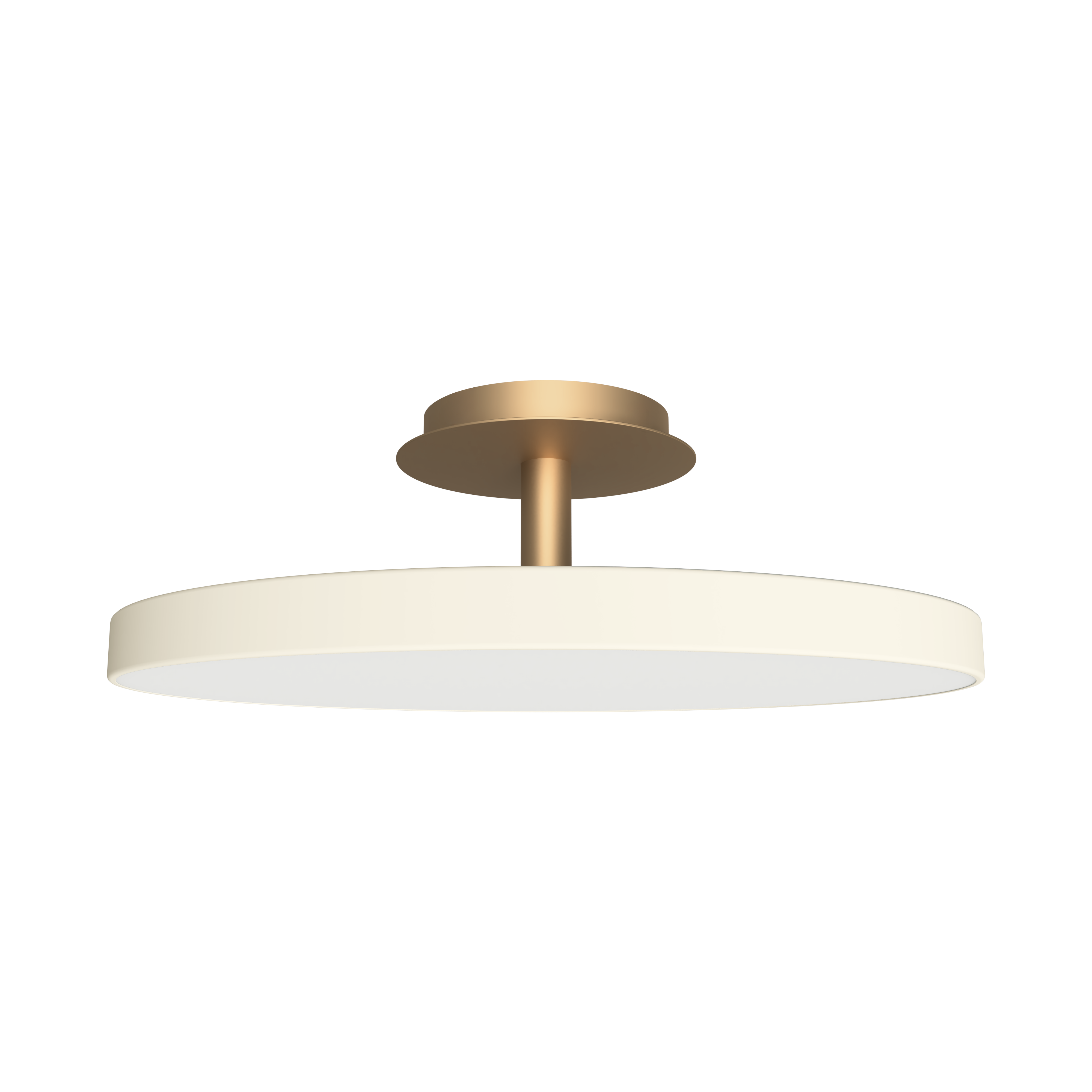 Asteria Up Plus loftlampe, hvid og messing • UMAGE