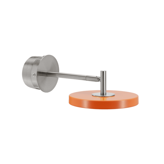 Asteria Wall Wandleuchte (mit Hardwire-Add-on), Orange und Stahl • UMAGE
