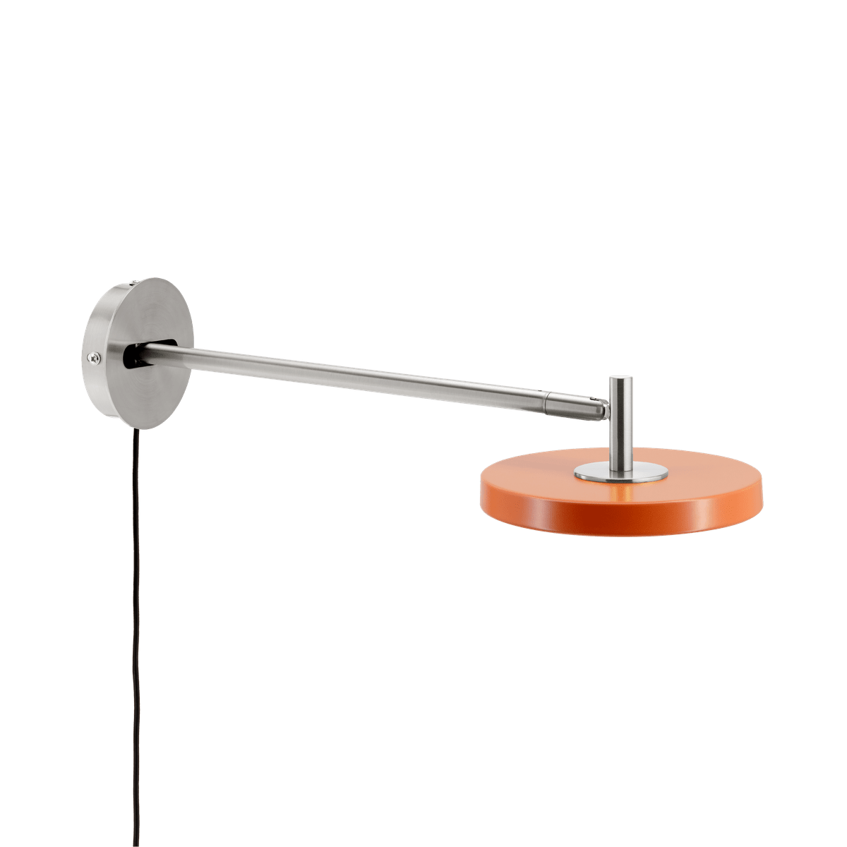 Asteria Wall væglampe, orange og stål • UMAGE - Copenhagenhomedesign