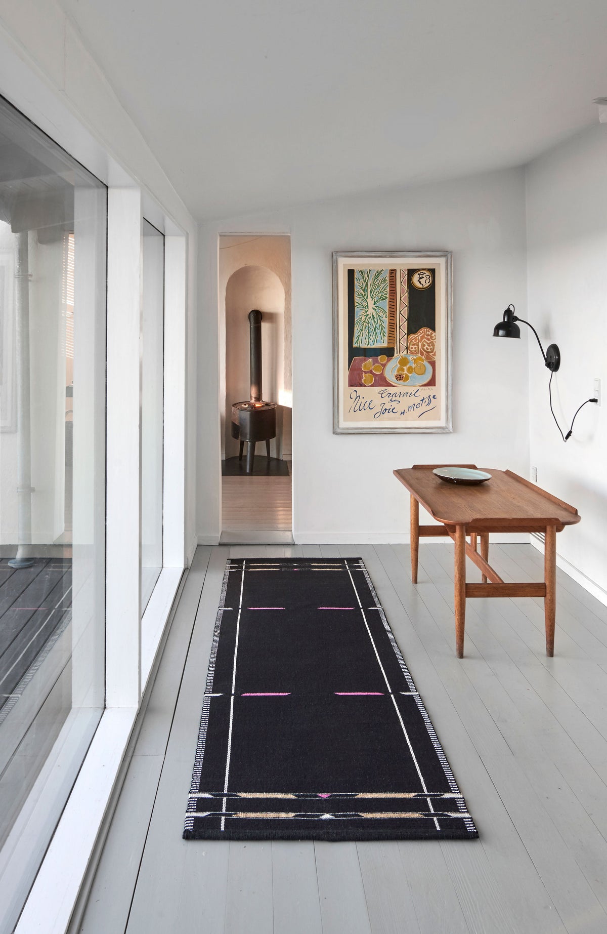 Tæppe VK-9, sort • NORDICMODERN - Copenhagenhomedesign