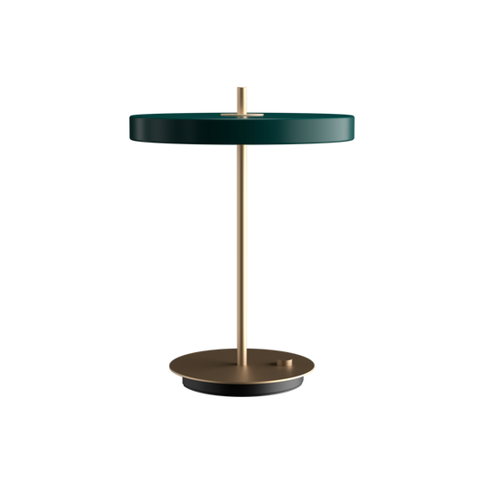 Asteria Table bordlampe, grøn og messing • UMAGE