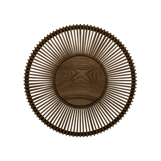 Clava Up væglampe, mørk egetræ • UMAGE