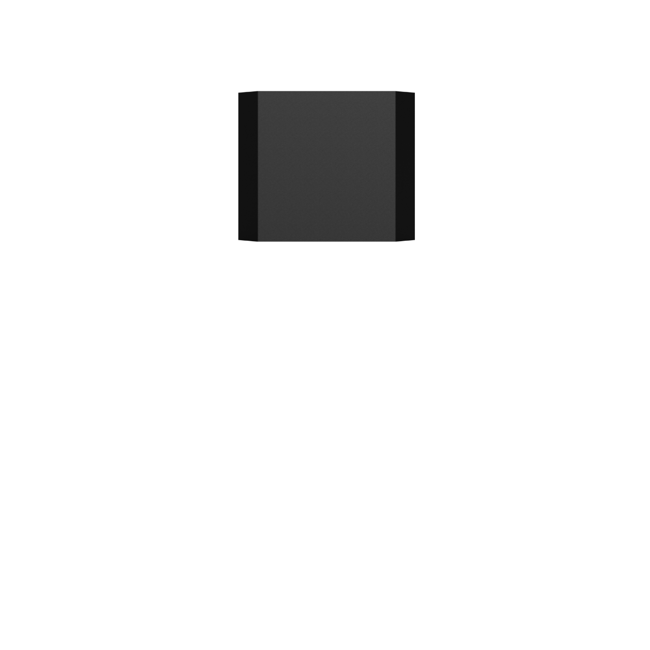 Papirdispenser, sort • NICHBA