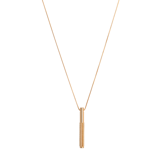 Vertical halskæde, messing • Buster + Punch