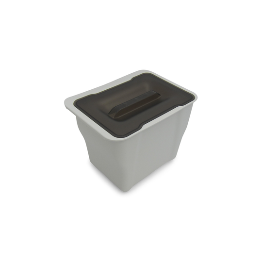 Kopenhagen 1-5 - Abfalleimer aus weißem Kunststoff, 5 Liter