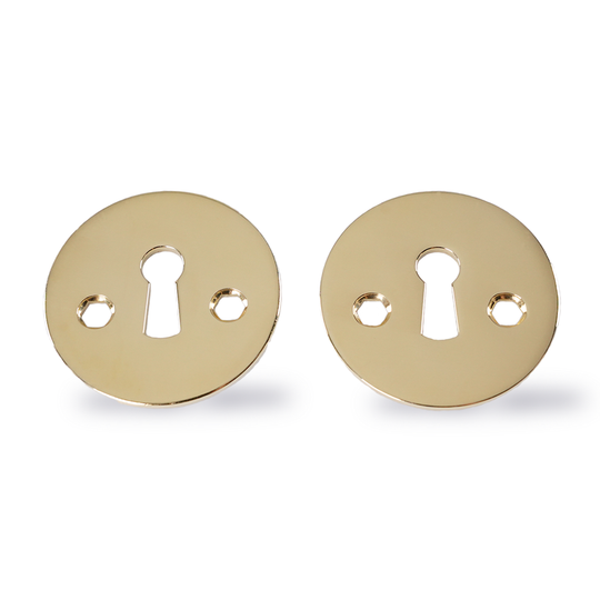 Schlüsselschilder - altmodisch aus Messing für AJ-Türgriffe