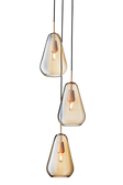 Anoli 3 Pendelleuchte, nordic gold / gold • NUURA